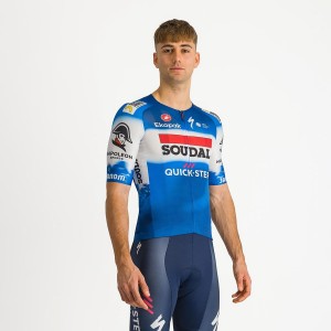 Castelli AERO RACE 7.0 Φανελα ανδρικα μπλε ασπρα | JSQNCW-561