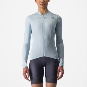 Castelli ANIMA 4 LONG SLEEVE Φανελα γυναικεια μπλε | OAJRLU-942