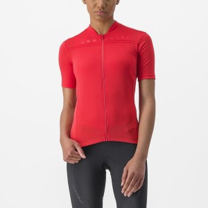 Castelli ANIMA 4 Φανελα γυναικεια κοκκινα | VLSMCZ-150