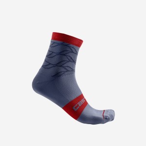 Castelli CLIMBER'S 3.0 12 CM Καλτσεσ γυναικεια μπλε | TOKIVC-657