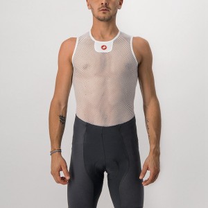 Castelli CORE MESH 3 SLEEVELESS στρώμα βάσης ανδρικα ασπρα | ZUPRAT-924