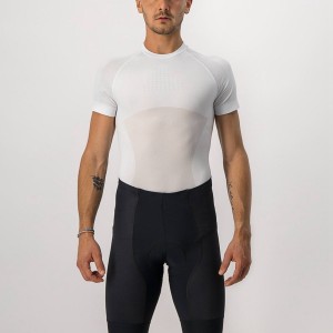 Castelli CORE SEAMLESS SS στρώμα βάσης ανδρικα ασπρα | VNZWGQ-359