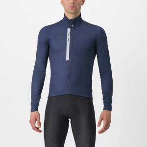 Castelli ENTRATA THERMAL Φανελα ανδρικα μπλε ασημι γκρι | NTODFM-901