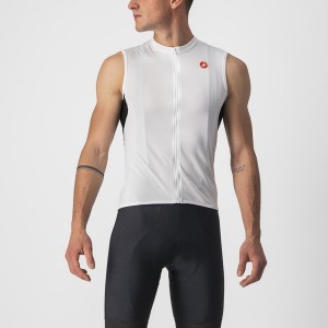 Castelli ENTRATA VI SLEEVELESS Φανελα ανδρικα ασπρα μαυρα κοκκινα | XGUWJQ-186