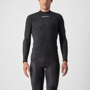 Castelli FLANDERS WARM LONG SLEEVE στρώμα βάσης ανδρικα μαυρα | UMLXVC-013