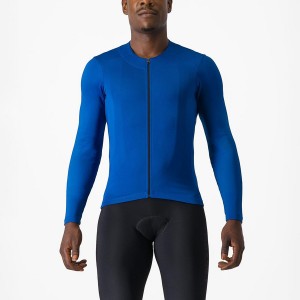 Castelli FLY LS Φανελα ανδρικα μπλε | PXENBD-296