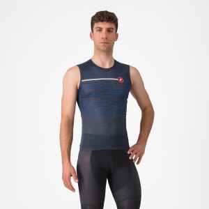 Castelli INSIDER SLEEVELESS Φανελα ανδρικα μπλε | KSMHAI-023