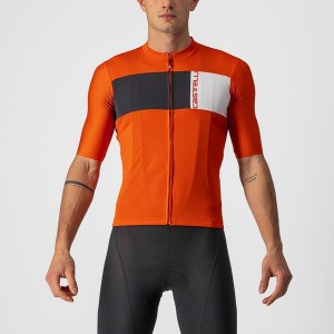 Castelli PROLOGO 7 Φανελα ανδρικα κοκκινα μαυρα ασπρα | DFILXE-928