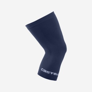 Castelli PRO SEAMLESS KNEE WARMER θερμάντης ποδιών ανδρικα μπλε | EXJWMG-716