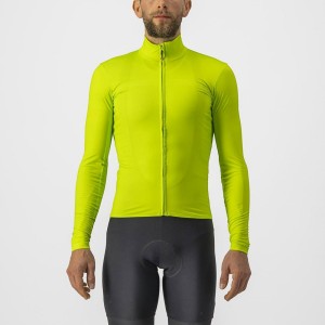 Castelli PRO THERMAL MID LS Φανελα ανδρικα ανοιχτο πρασινο | OIDKGE-694