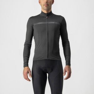 Castelli PRO THERMAL MID LS Φανελα ανδρικα σκούρο γκρι | VTZNHW-625