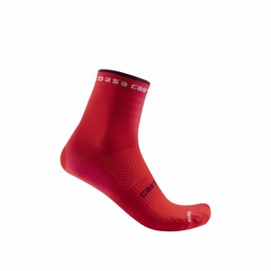 Castelli ROSSO CORSA W 11 Καλτσεσ γυναικεια κοκκινα | HVQFPE-498