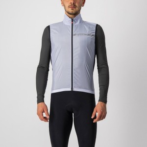 Castelli SQUADRA STRETCH Γιλεκο ανδρικα ασημι γκρι σκούρο γκρι | ZRNELU-981