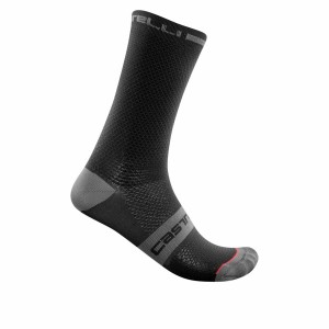 Castelli SUPERLEGGERA T 18 Καλτσεσ ανδρικα μαυρα | YCRONJ-682