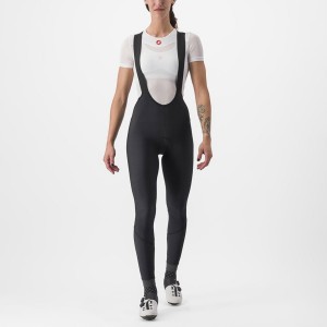 Castelli VELOCISSIMA DT καλσόν με σαλιάρα γυναικεια μαυρα μαυρα | NYIQVU-168