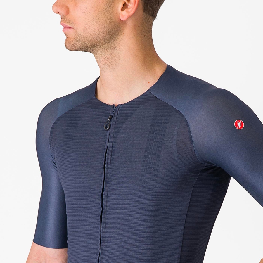 Castelli AERO RACE 7.0 Φανελα ανδρικα μπλε | LZSOKH-742