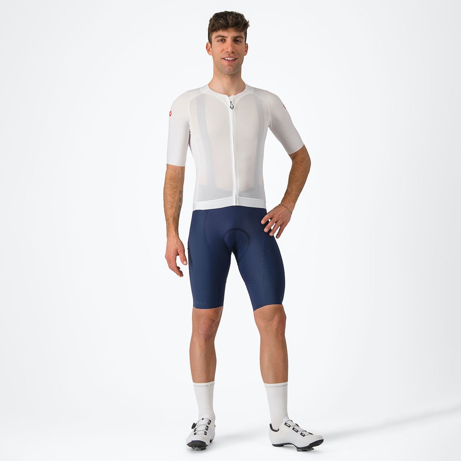 Castelli AERO RACE 7.0 Φανελα ανδρικα ασπρα | TACMYL-032