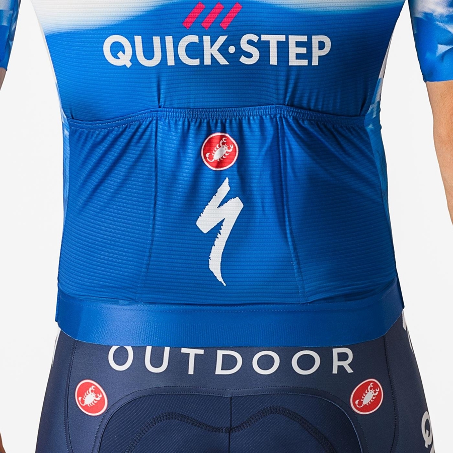 Castelli AERO RACE 7.0 Φανελα ανδρικα μπλε ασπρα | JSQNCW-561