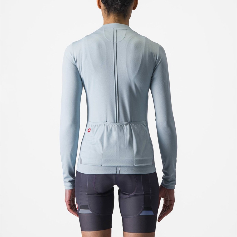 Castelli ANIMA 4 LONG SLEEVE Φανελα γυναικεια μπλε | OAJRLU-942