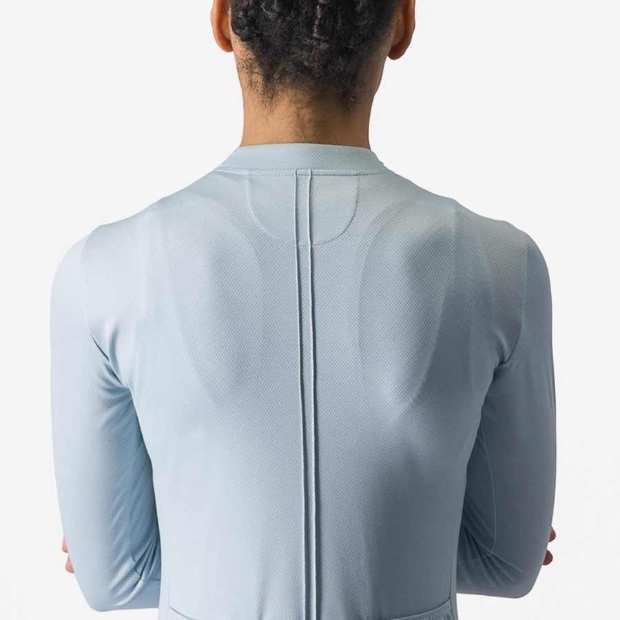 Castelli ANIMA 4 LONG SLEEVE Φανελα γυναικεια μπλε | OAJRLU-942