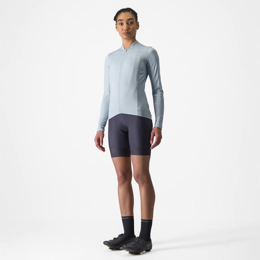 Castelli ANIMA 4 LONG SLEEVE Φανελα γυναικεια μπλε | OAJRLU-942