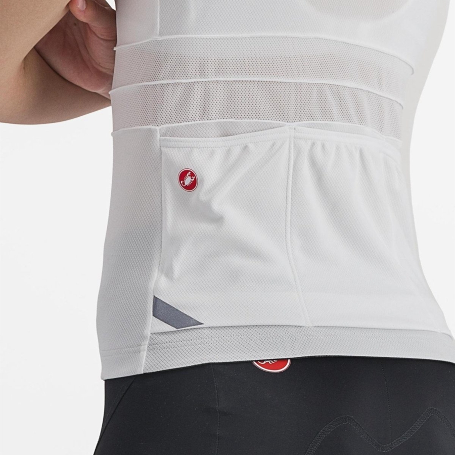 Castelli ANIMA 4 SLEEVELESS Φανελα γυναικεια ασπρα μαυρα | TQSKPR-327