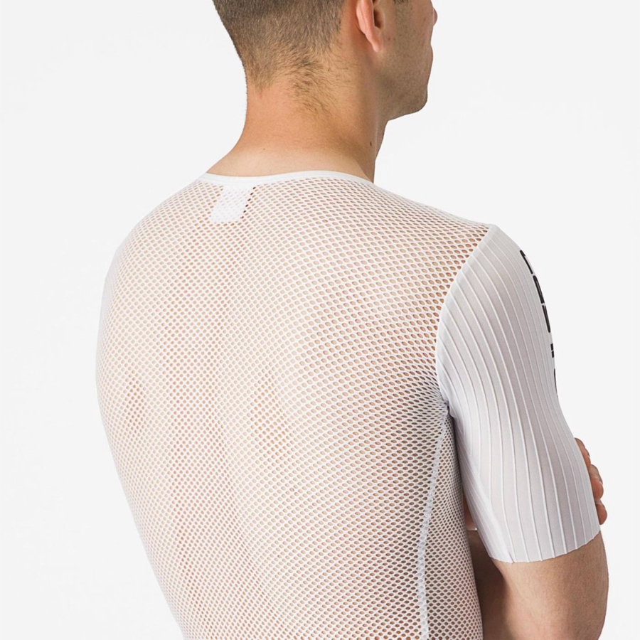 Castelli BOLERO SS στρώμα βάσης ανδρικα ασπρα | EGVMYX-186