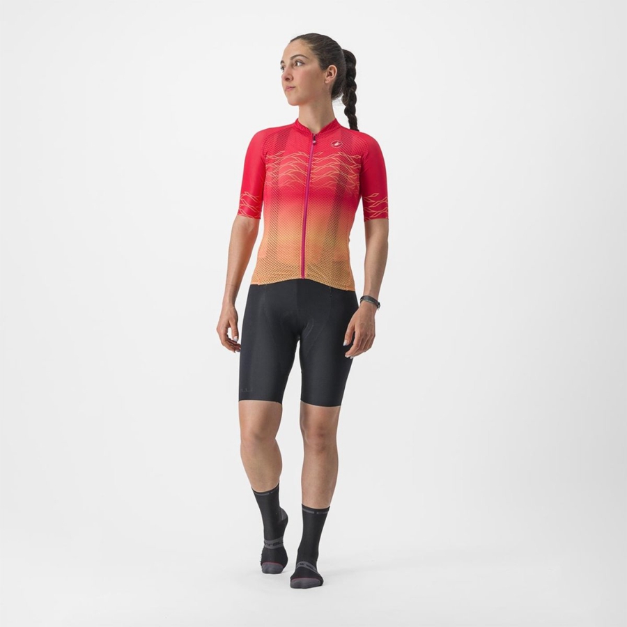 Castelli CLIMBER'S 2.0 W Φανελα γυναικεια πορτοκαλι | HSWTCX-548