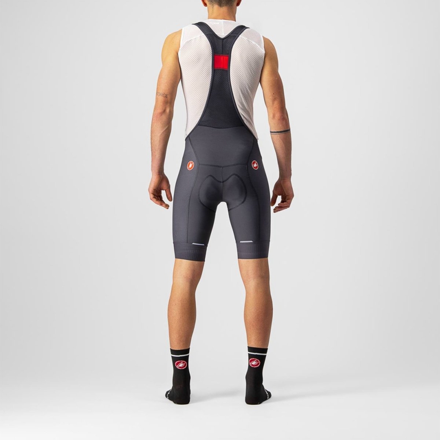 Castelli COMPETIZIONE σορτς με σιλιάρα ανδρικα σκούρο γκρι | SQTNOM-719