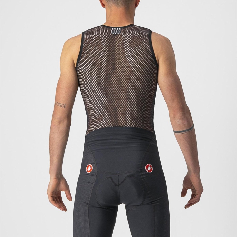 Castelli CORE MESH 3 SLEEVELESS στρώμα βάσης ανδρικα μαυρα | SAQHTZ-837