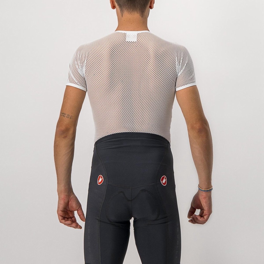 Castelli CORE MESH 3 SS στρώμα βάσης ανδρικα ασπρα | LNYCTR-692