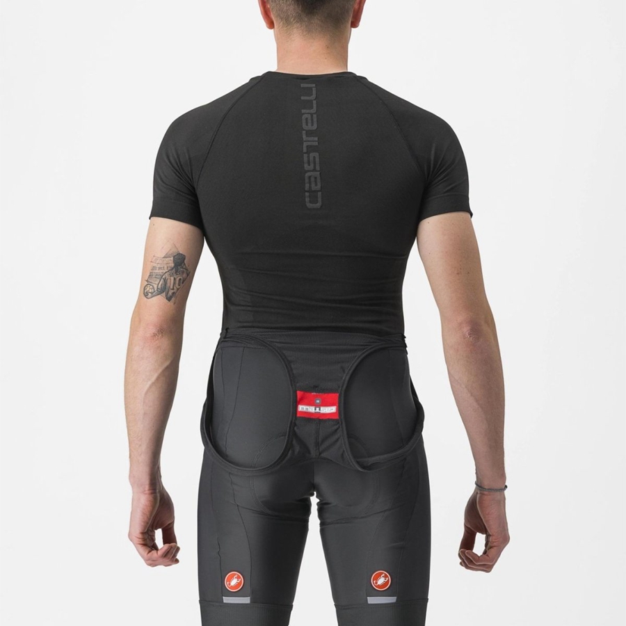 Castelli CORE SEAMLESS SS στρώμα βάσης ανδρικα μαυρα | NIFTBU-498