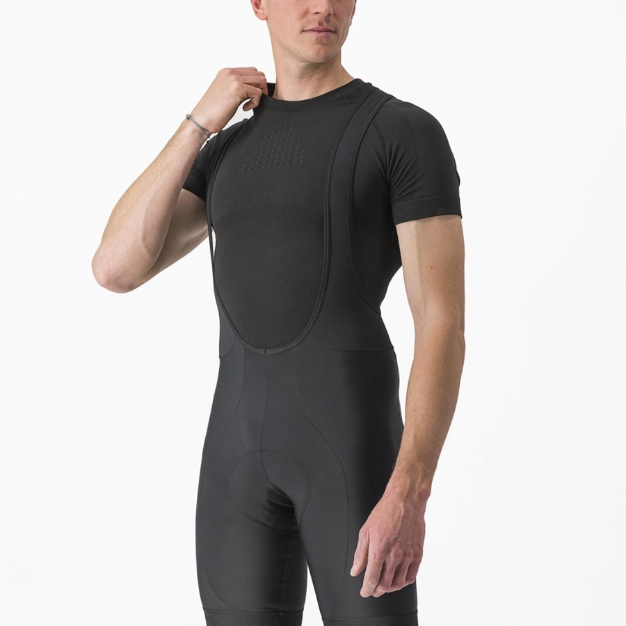 Castelli CORE SEAMLESS SS στρώμα βάσης ανδρικα μαυρα | NIFTBU-498