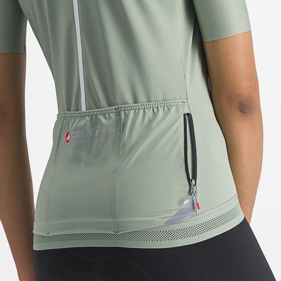 Castelli ENDURANCE W Φανελα γυναικεια πρασινο | DCWRGX-073