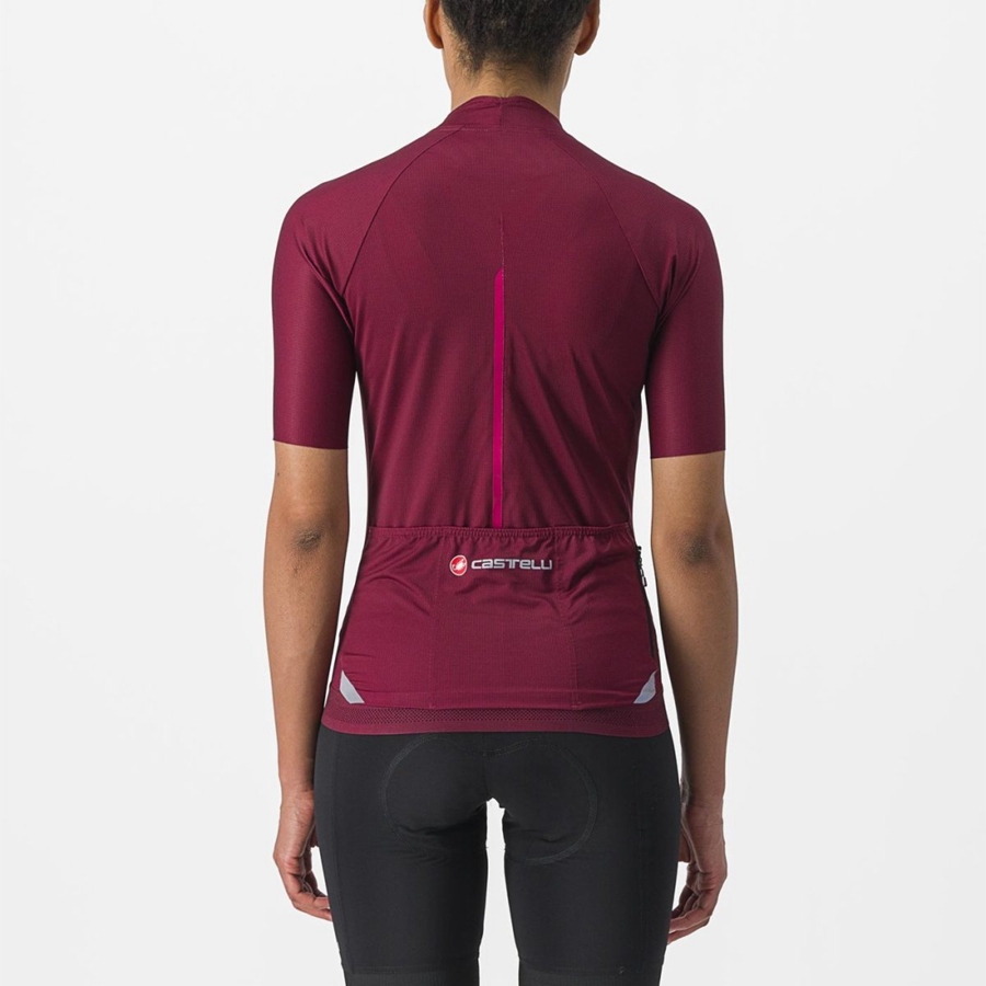 Castelli ENDURANCE W Φανελα γυναικεια μπορντο | FPZYMT-582