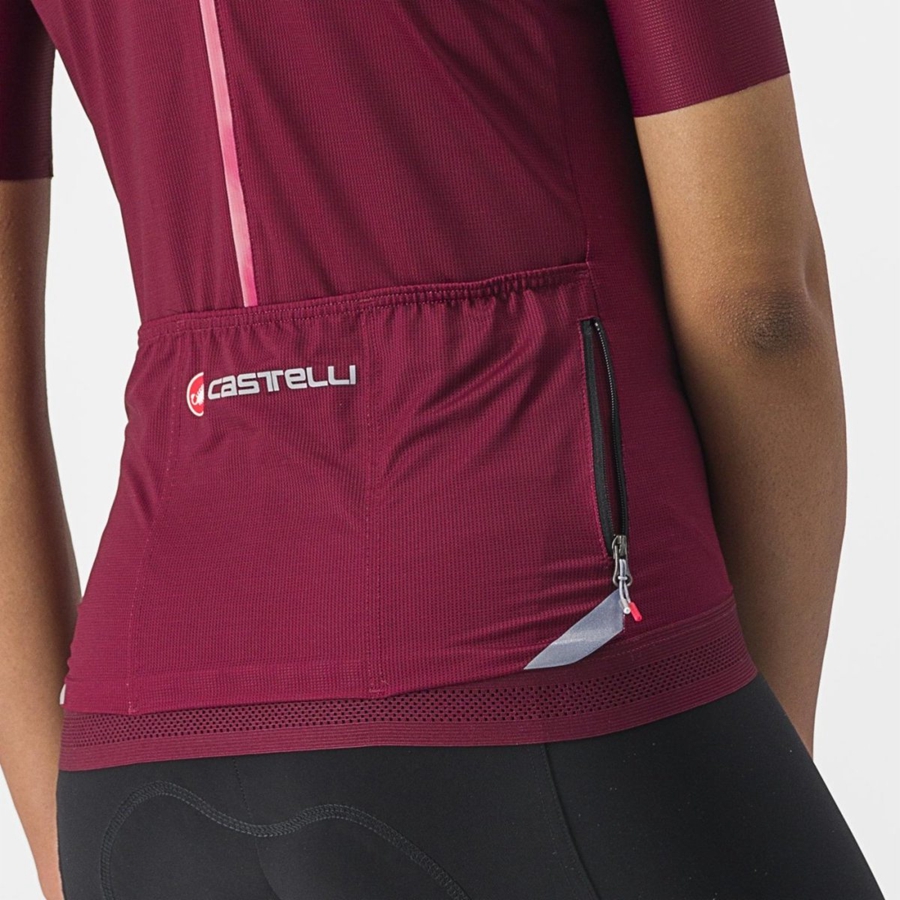 Castelli ENDURANCE W Φανελα γυναικεια μπορντο | FPZYMT-582