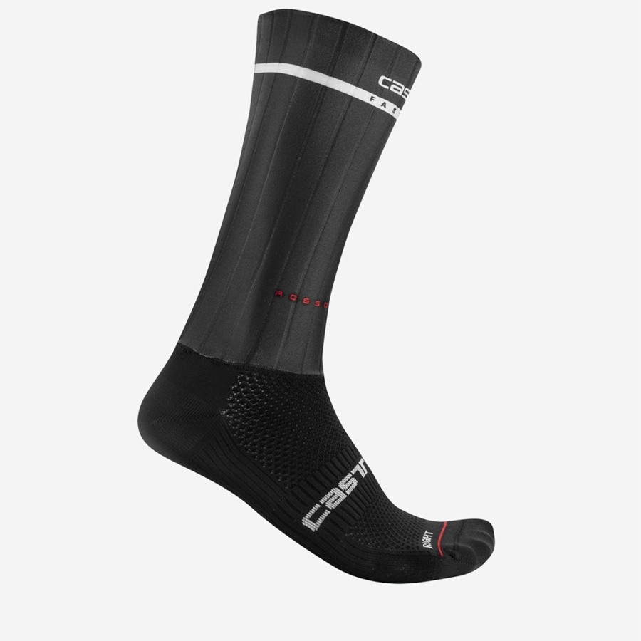 Castelli FAST FEET 2 Καλτσεσ ανδρικα μαυρα | SBEWDG-783