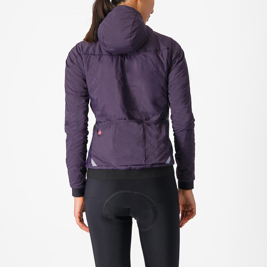 Castelli FLY THERMAL W Μπουφαν γυναικεια μωβ | SWNZBX-146