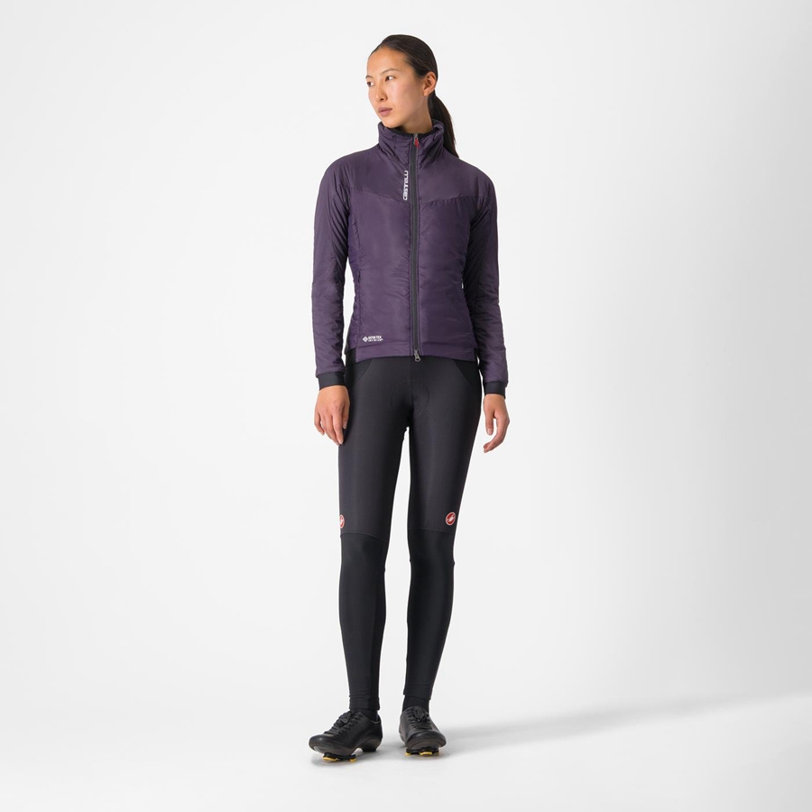 Castelli FLY THERMAL W Μπουφαν γυναικεια μωβ | SWNZBX-146