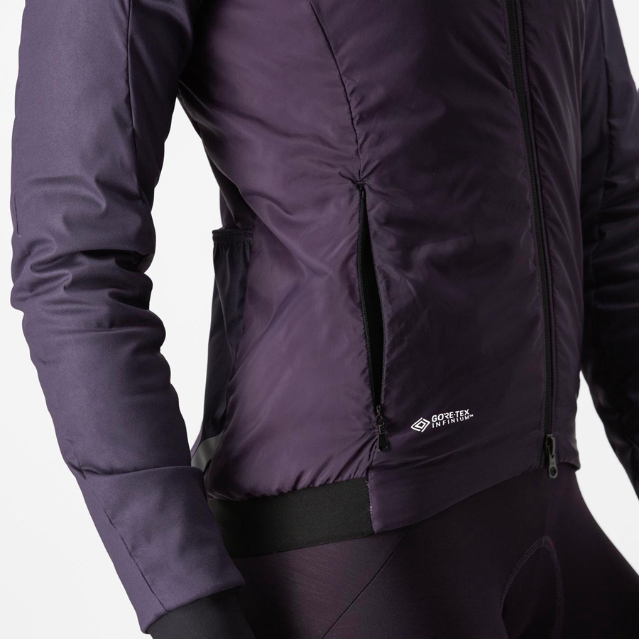 Castelli FLY THERMAL W Μπουφαν γυναικεια μωβ | SWNZBX-146