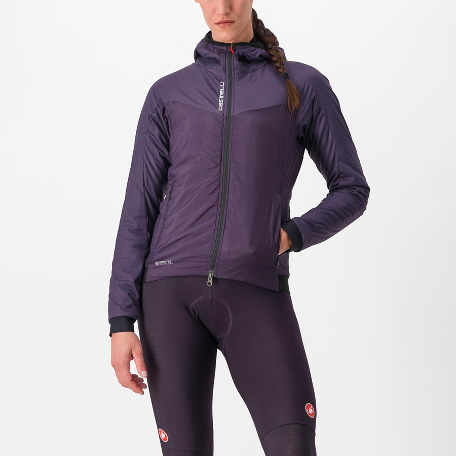 Castelli FLY THERMAL W Μπουφαν γυναικεια μωβ | SWNZBX-146