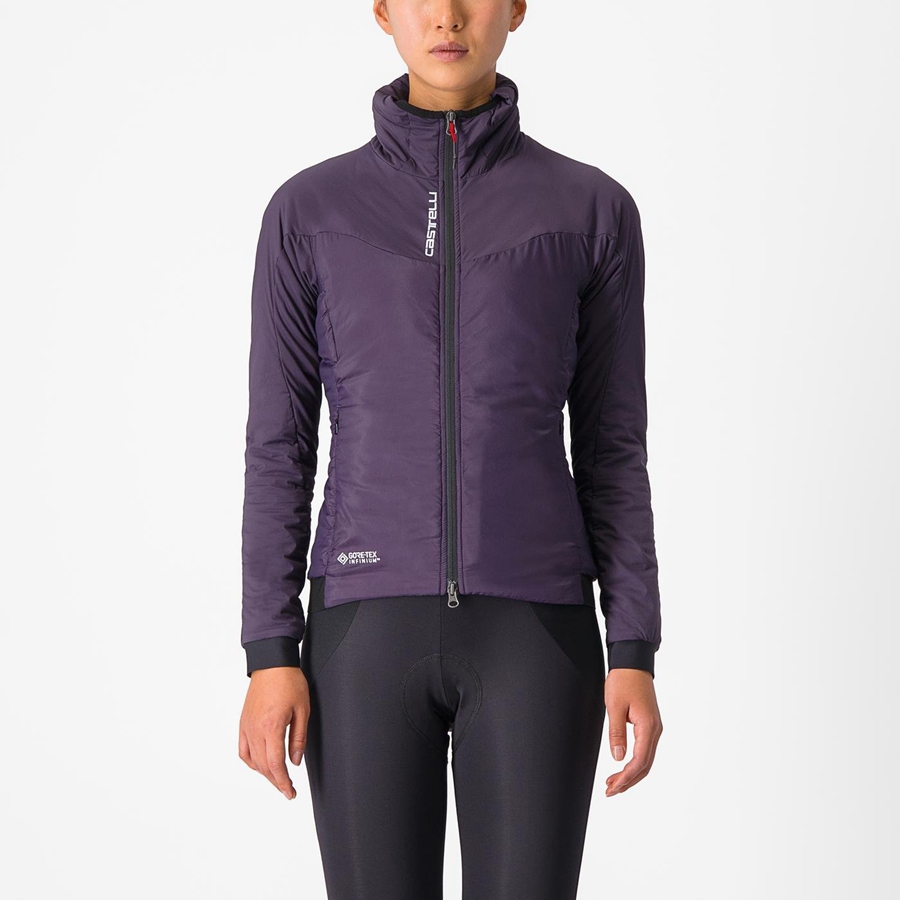 Castelli FLY THERMAL W Μπουφαν γυναικεια μωβ | SWNZBX-146