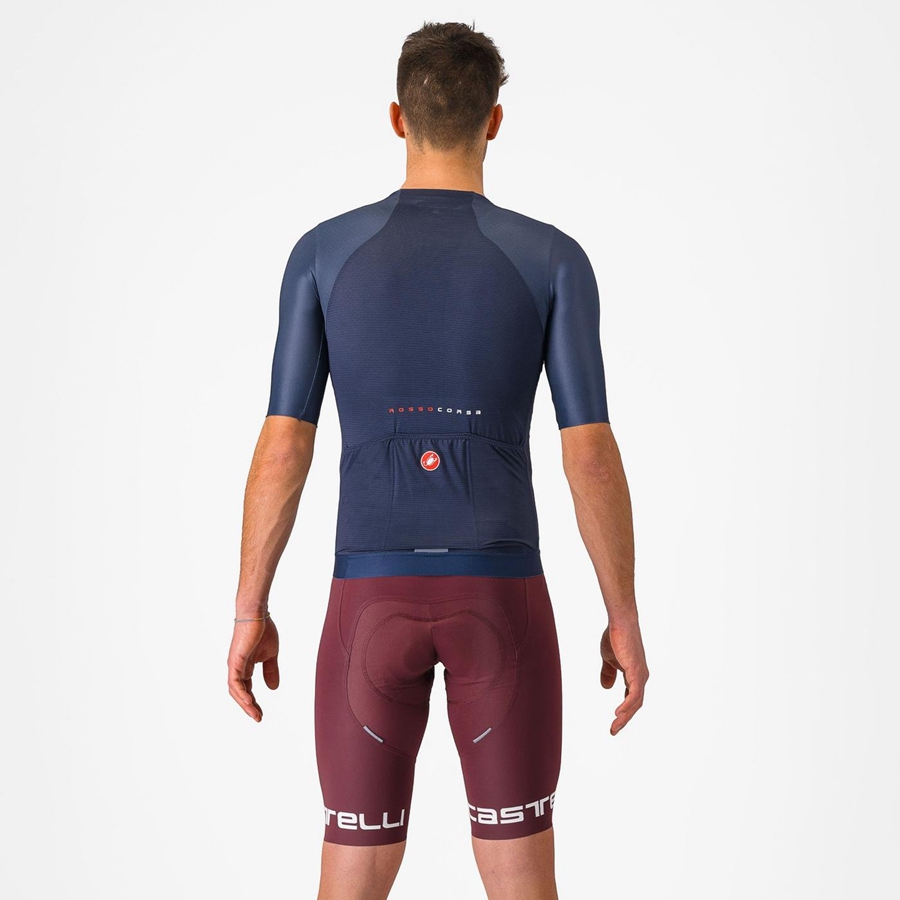 Castelli FREE AERO RC CLASSIC σορτς με σιλιάρα ανδρικα βαθυ μπορντο ασπρα | WYHDSU-614