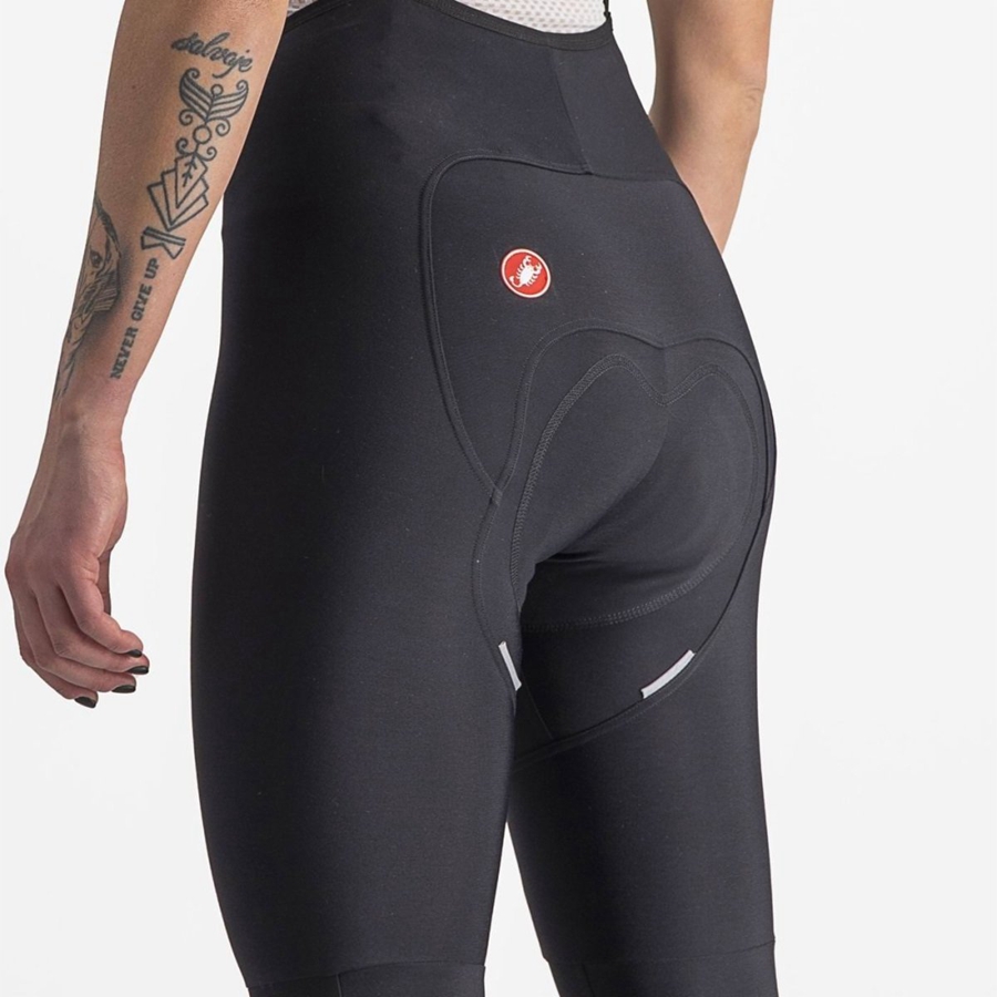 Castelli FREE AERO RC W DT καλσόν με σαλιάρα γυναικεια μαυρα | EOGYIH-591