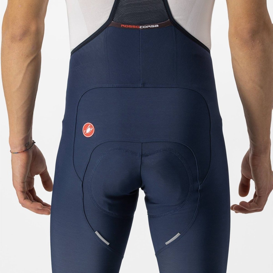 Castelli FREE AERO RC καλσόν με σαλιάρα ανδρικα μπλε | HMCAIT-381