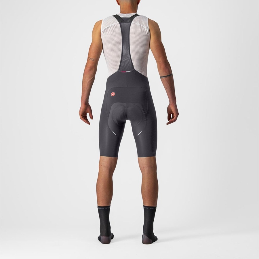 Castelli FREE AERO RC σορτς με σιλιάρα ανδρικα σκούρο γκρι | RDBXVZ-584