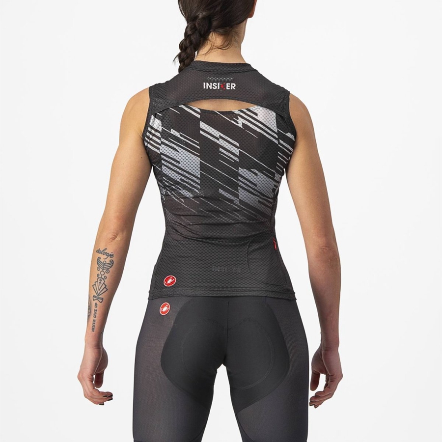 Castelli INSIDER W SLEEVELESS Φανελα γυναικεια μαυρα | RKGUHN-036