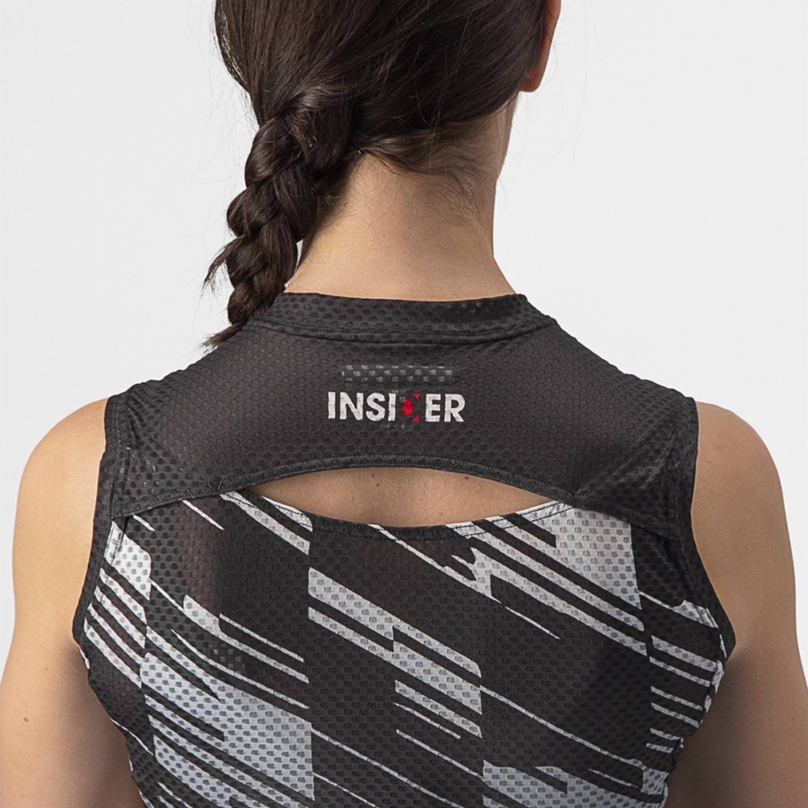 Castelli INSIDER W SLEEVELESS Φανελα γυναικεια μαυρα | RKGUHN-036