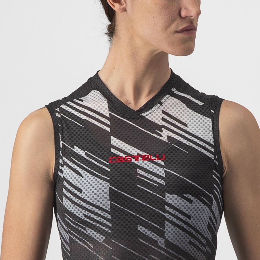 Castelli INSIDER W SLEEVELESS Φανελα γυναικεια μαυρα | RKGUHN-036