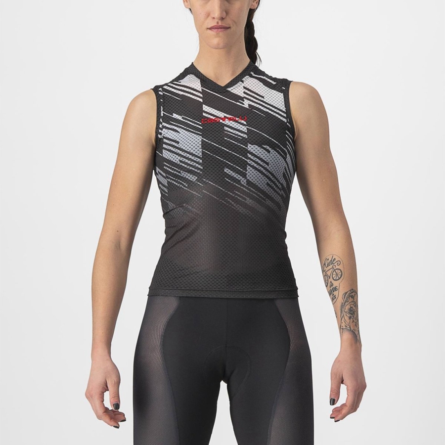 Castelli INSIDER W SLEEVELESS Φανελα γυναικεια μαυρα | RKGUHN-036